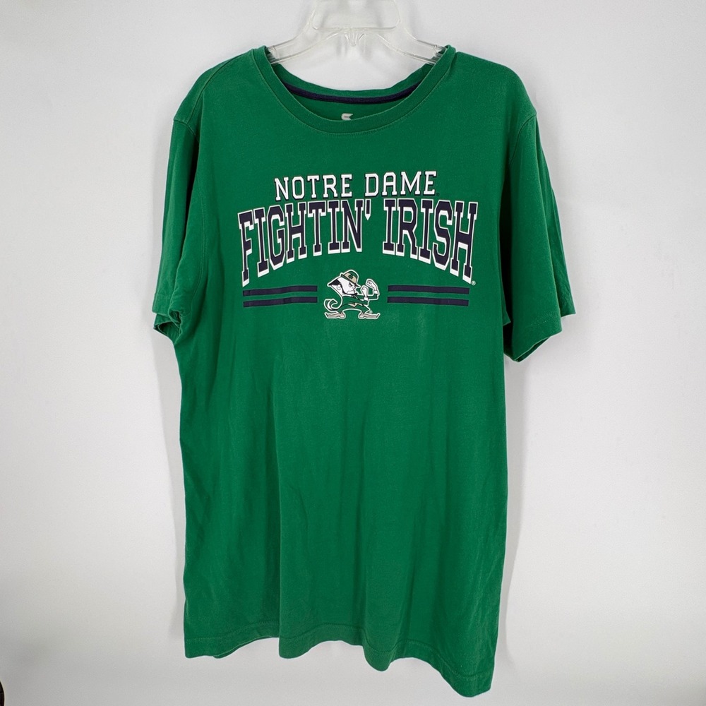 Notre Dame Fighting Irish Colosseum Mens Green T-Shirt L University NCAA